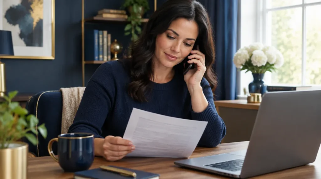 120-day rule — a homeowner reviewing a mortgage statement