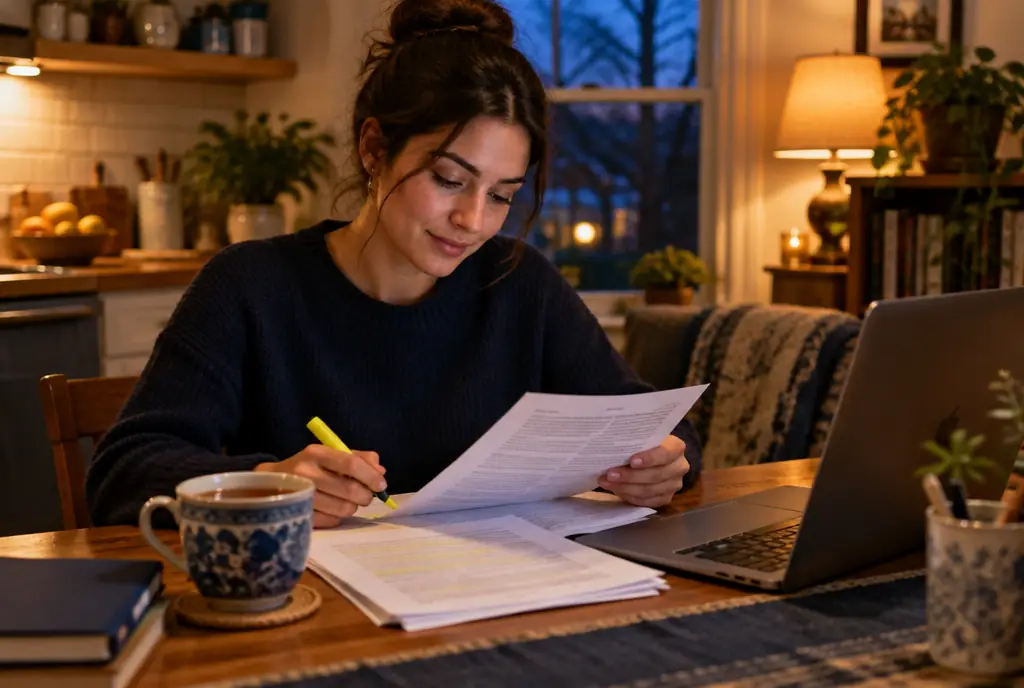 Docket — reading legal guides at home